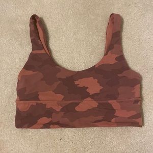 Lululemon Align Bra- Sz 6 briar rose/briar rose camo